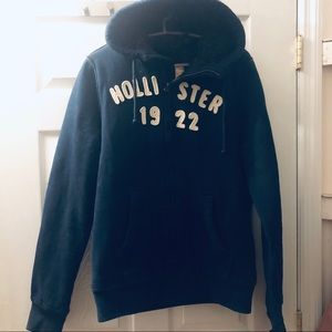 HOLLISTER VINTAGE FUR HOODIE SUPERWARM SIZE L